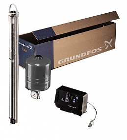 Комплект оборудования с насосом Grundfos SQE 2–70